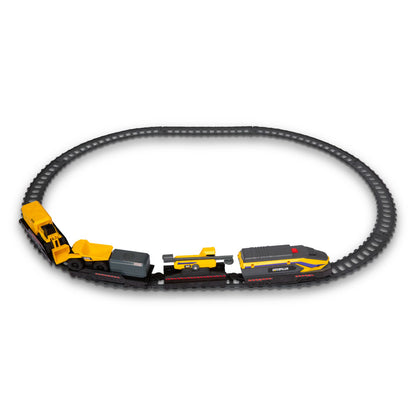 Set Mini Tren Caterpillar con 4 vagones y pista Funrise 82949