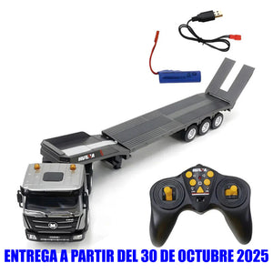 Huina 1318 Camión Trailer Camabaja a Control Remoto Escala 1/24