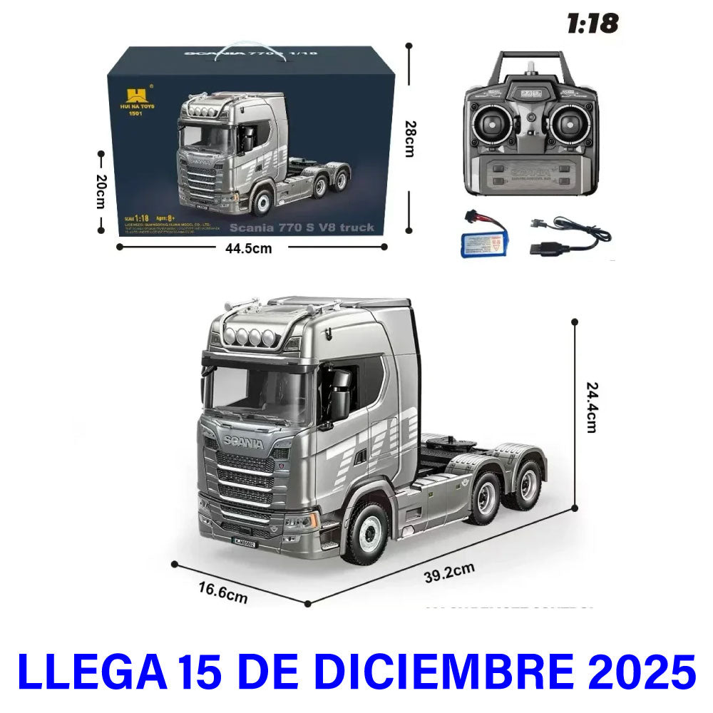 Huina 1501 Scania 770S Ferngesteuerter LKW, Maßstab 1/18