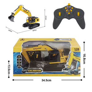 KALIWO 13510 Juguete de Excavadora a Control Remoto Escala 1:24