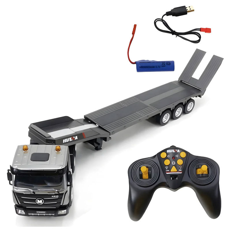Huina 1318 Camión Trailer Camabaja a Control Remoto Escala 1/24