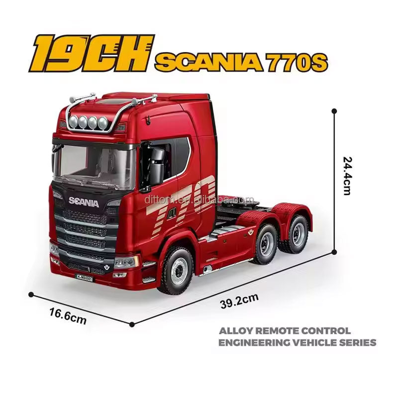 Huina 1501 Camión Scania 770S a Control Remoto Escala 1/18