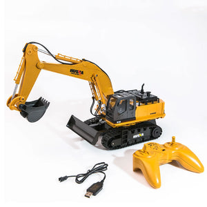 Huina 1531 Juguete Excavadora a Control Remoto Escala 1/16