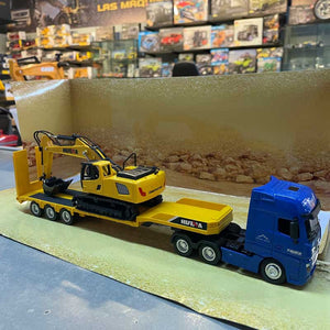 Huina 1729 Camabaja Truck with 1:50 Scale Metal Excavator