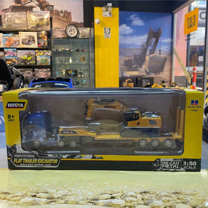 Huina 1729 Camabaja Truck with 1:50 Scale Metal Excavator