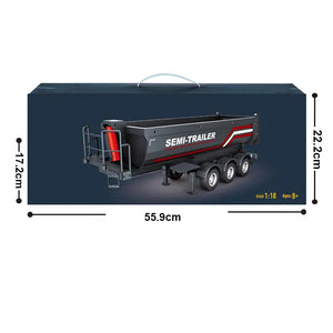Huina 1509 Semirremolque Volquete para Scania a Control Remoto 1/18