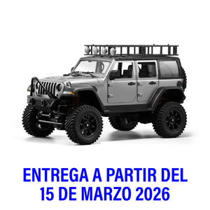 MN-128 Jeep Wrangler 4x4 Off Road Escala 1:12 Gris