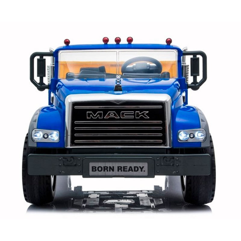 Mack 12V Battery-Powered Electric Ride-On Dump Truck with Remote