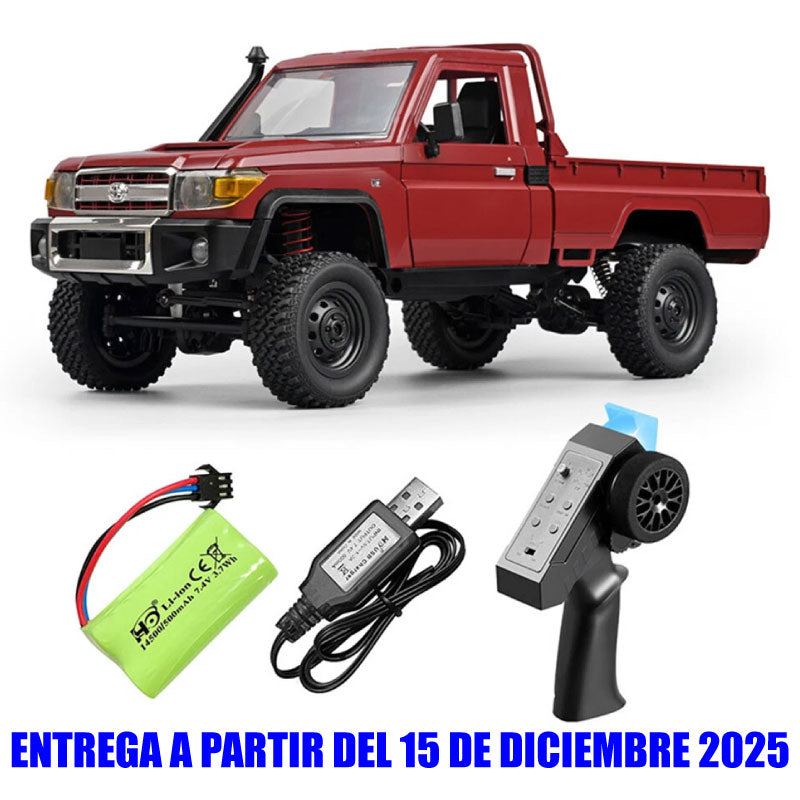 MN-82 Toyota Clásico Land Cruiser LC79 Rojo Escala 1:12