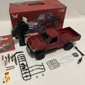 MN-82 Toyota Clásico Land Cruiser LC79 Rojo Escala 1:12