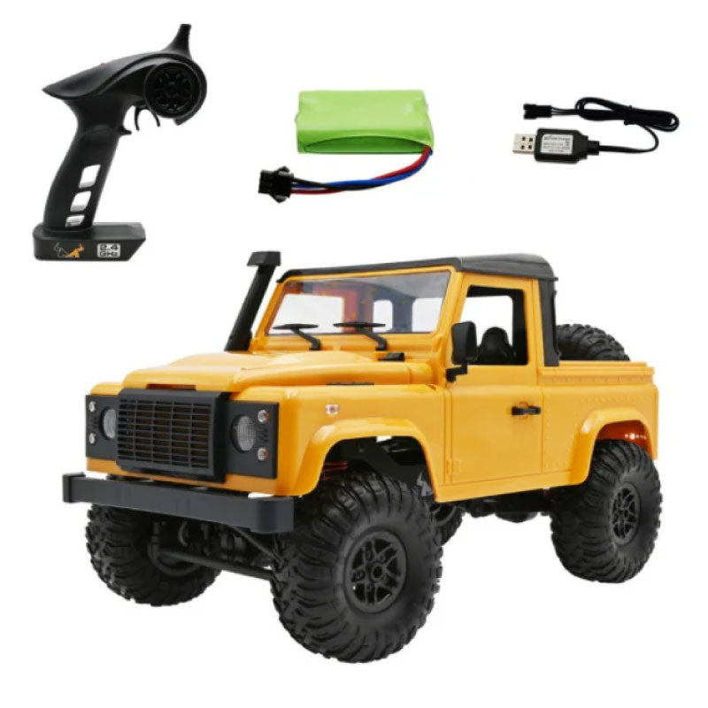 MN-91 Land Rover D90 4x4 Radio Control Escala 1:12 Amarilla