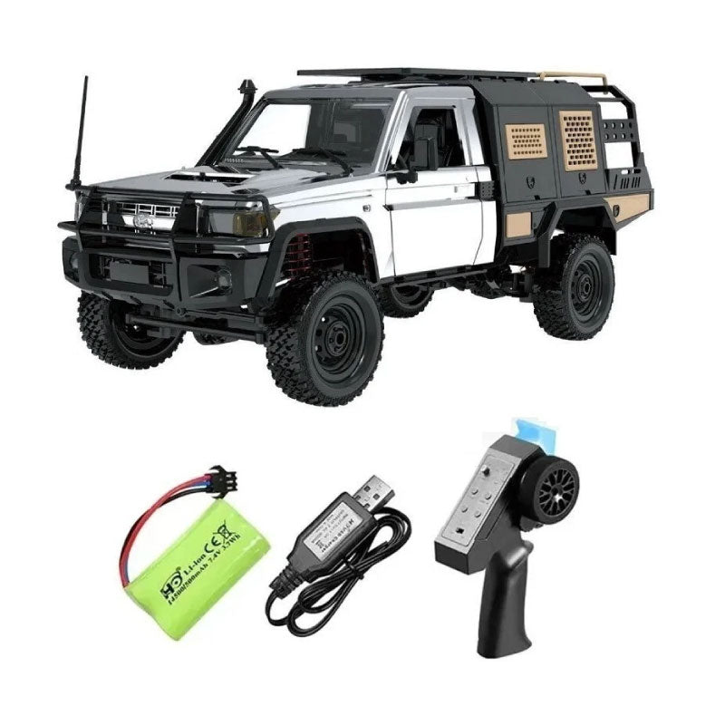 MN-82S Toyota Clásico Land Cruiser LC79 4x4 Escala 1:12 Gris