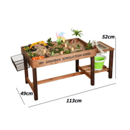 Juguete de Madera de Mesa de Arena para actividades