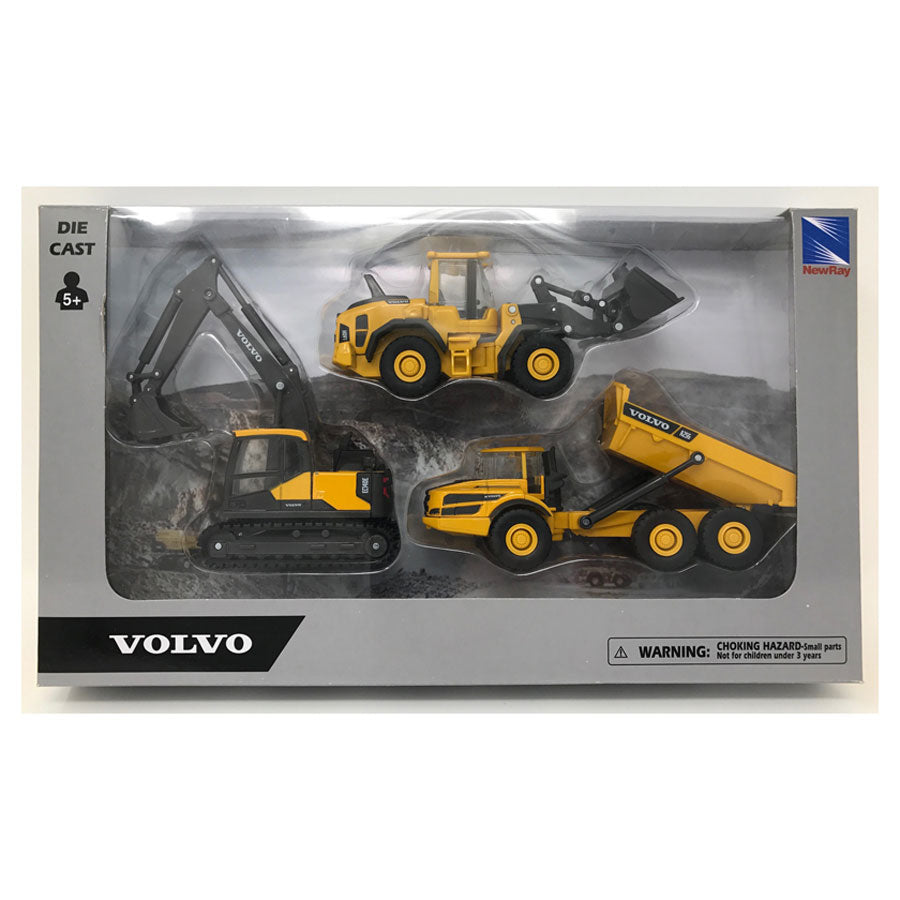 New Ray 32095 Playset Maquinaria Volvo Construcción escala 1/87