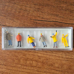 Preiser 10423 Workers Engineers Figures for 1/87 Scale Diorama