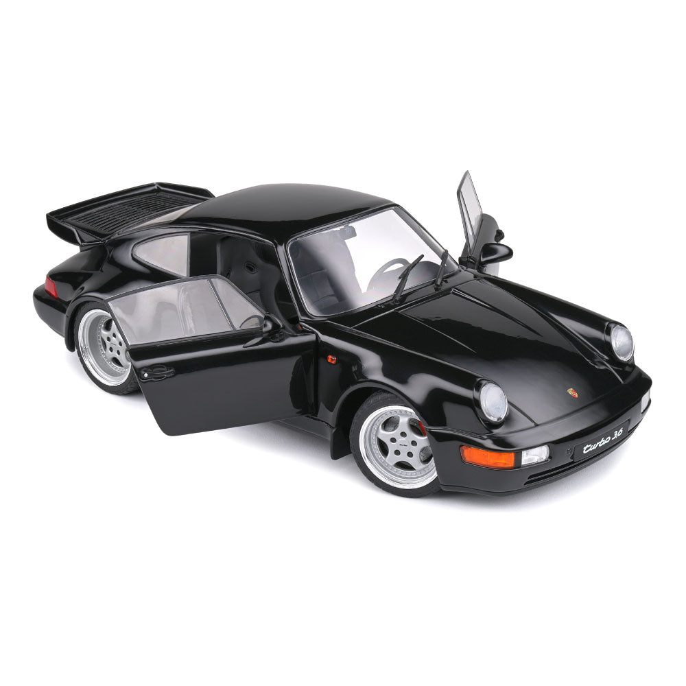 Auto Porsche 911 Turbo 3.6 1993 Escala 1:18 Negro Solido S1803404