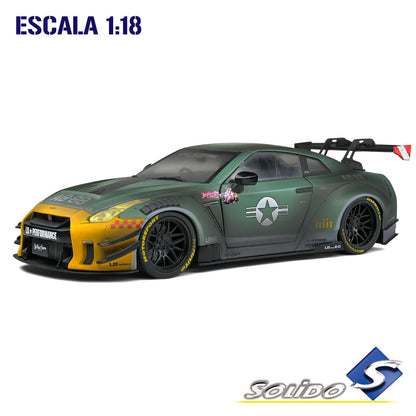 Solido S1805807 Nissan GT-R R35 Liberty Walk Body Kit Escala 1:18