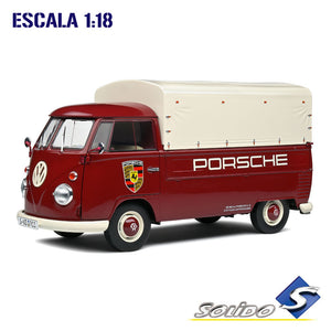 Solido S1806707 Volkswagen T1 Pick-Up Porsche Service 1950 Scale 1:18