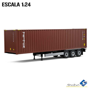Solid S2400501 Container Trailer Scale 1:24