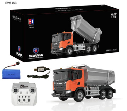 Double Eagle E590-003 Mercedes Metal Dump Truck 1/20 Scale