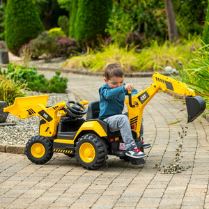 Cat 12V Backhoe Tractor with Parental Remote Control