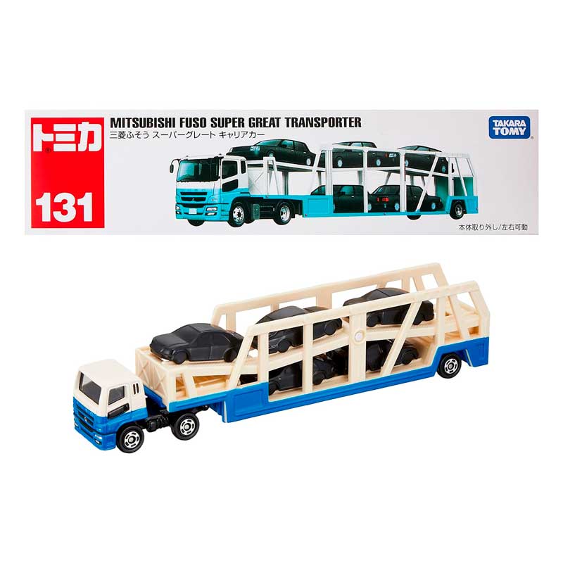 Tomica 131 Camión Transportador Mitsubishi Fuso Super Great