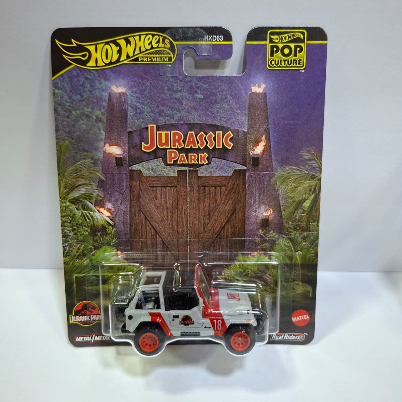 HotWheels HXD63 U16 1992 Jeep Wrangler Sahara