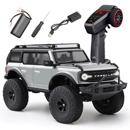 WL 184023 Camioneta Ford Bronco Crawler RC Escala 1/18 Gris