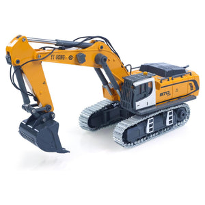 Yigong YG970 Excavadora Semi Metálica Control Remoto Escala 1:50