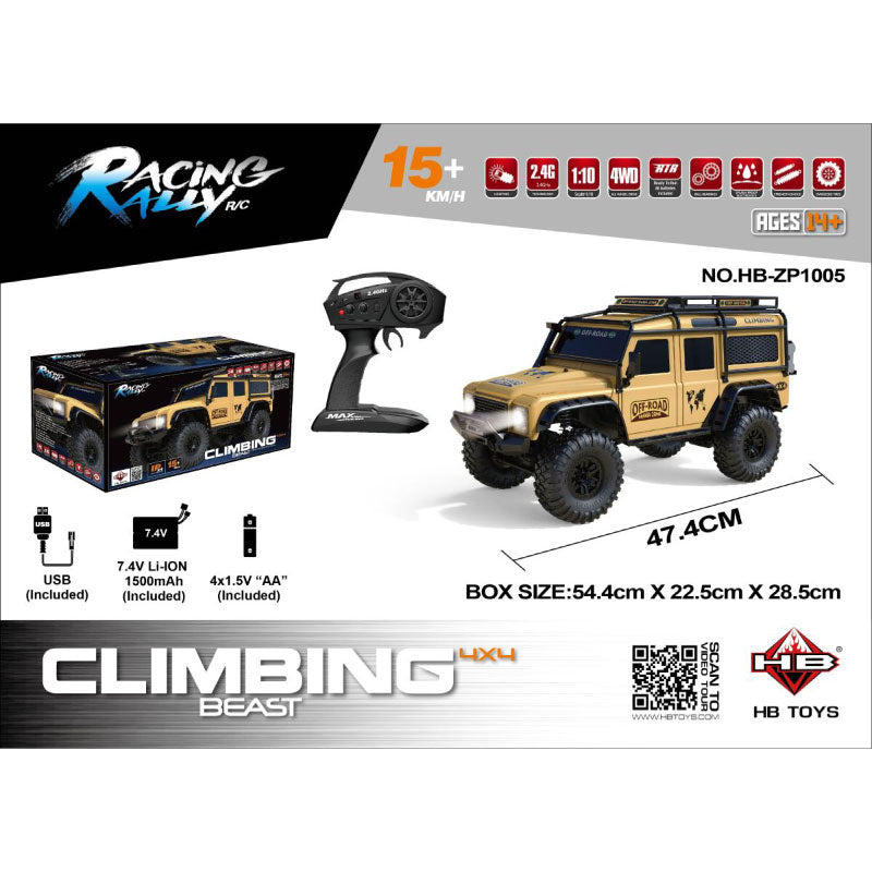 ZP1005 Camioneta Land Rover Off Road Control Remoto Escala 1/10