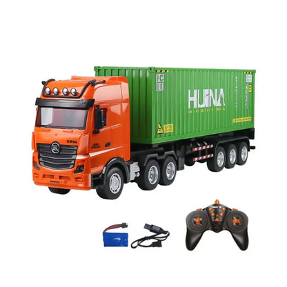 Huina 1317 Camión Trailer Porta Contenedor a Control Remoto 1/18