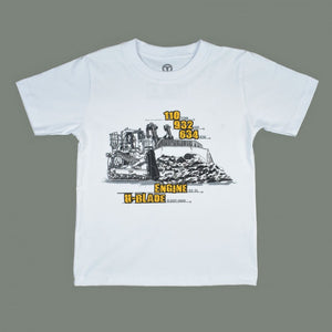 Kids' Cotton Polo Shirt - Bulldozer