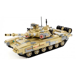 Cada C61003W Bloques Tanque Batalla T90 (1722 Piezas) Tipo Lego