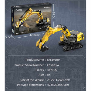 Excavator Blocks (388 Pieces) Lego Type Each C65003W