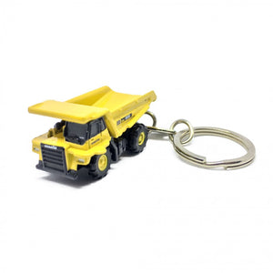 Komatsu HD605 Mining Truck Keychain 100% Metallic