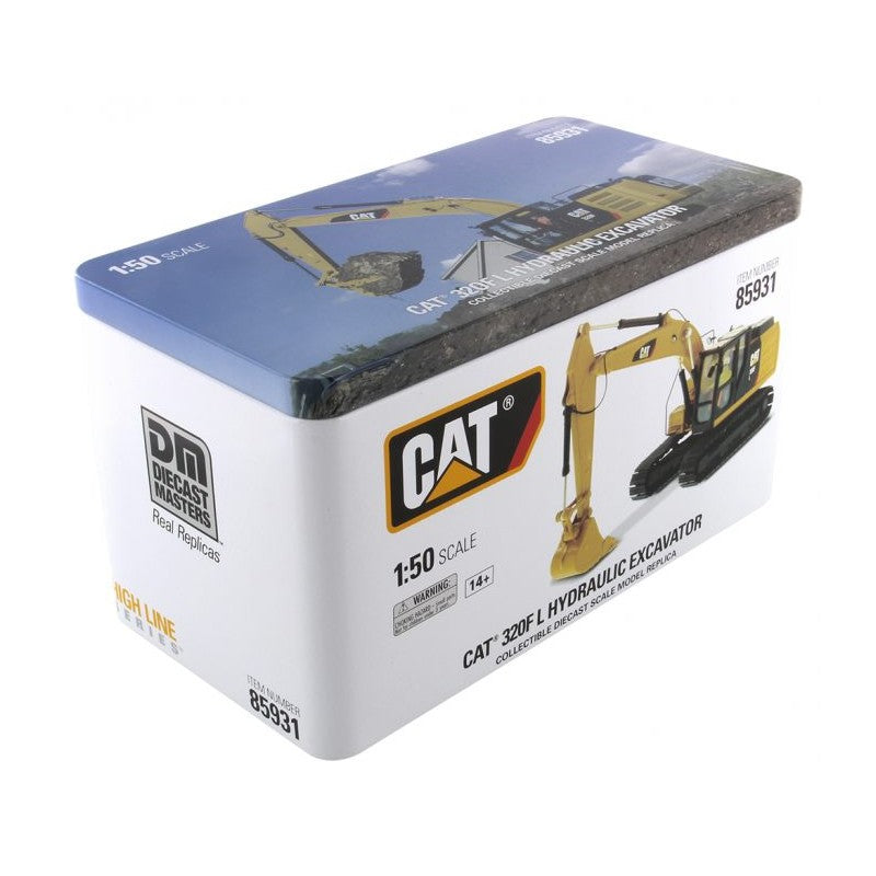 Cat 320 Excavator Miniature at 1:50 Scale Diecast Masters 85569