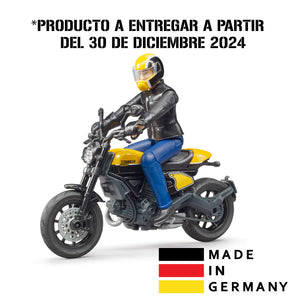 Bruder 63053 Juguete Motocicleta Ducati con Muñeco Motociclista