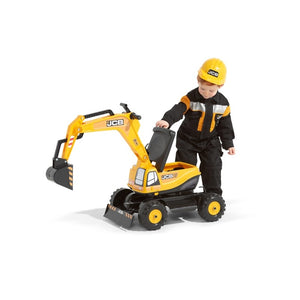 FalkToys 135 JCB Push-Along Excavator with Case