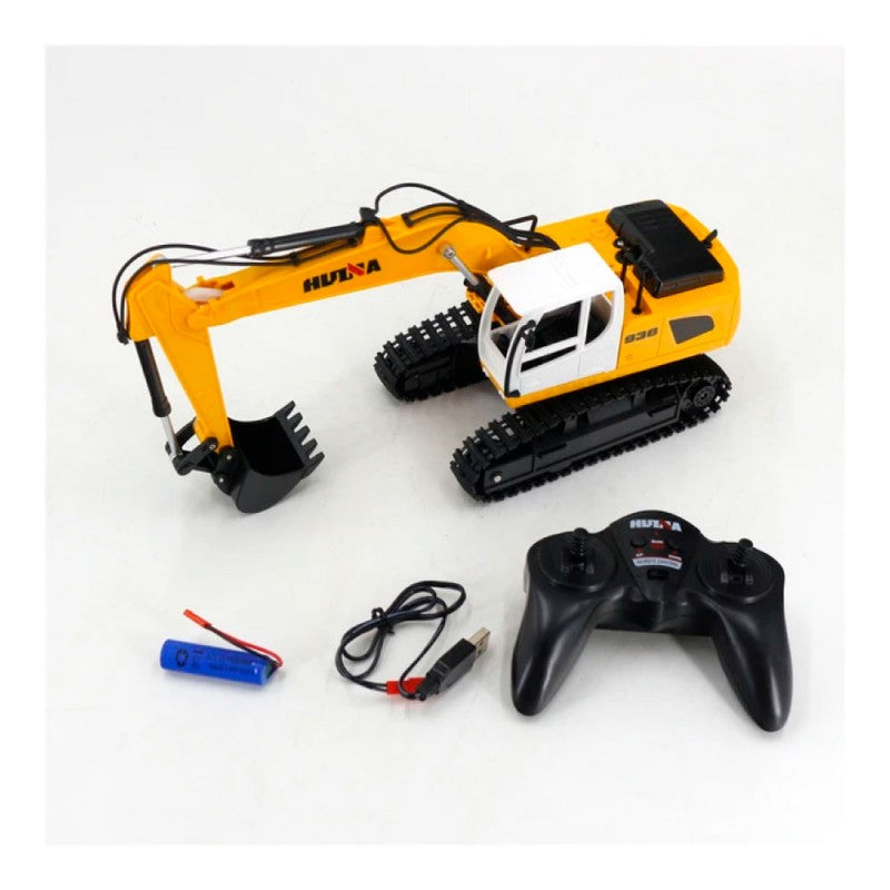 Huina 1516 Juguete de Mini Excavadora a Control Remoto Escala 1:24