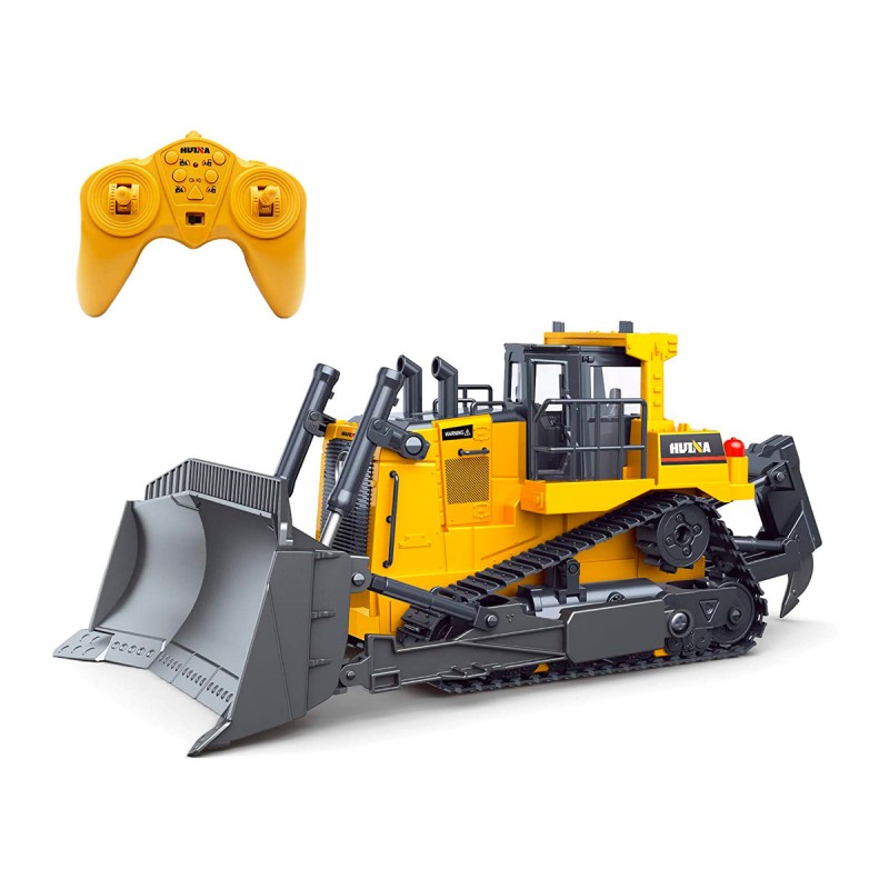 Huina 1554 Tractor Bulldozer a Control Remoto Escala 1:16