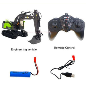 Huina 1661 Remote Control Excavator Toy 1:18 Scale