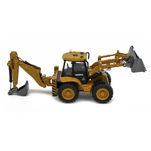 Huina 1704 Metal Backhoe Loader 1:50 Scale