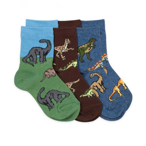 Jefferies Socks Pack of 3 pairs of Dinosaur Cotton Socks