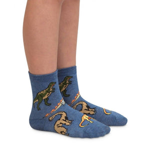Jefferies Socks Pack of 3 pairs of Dinosaur Cotton Socks