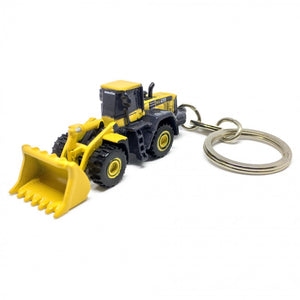 Komatsu WA470 Front Loader Keychain 100% Metallic