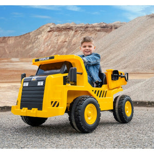 Caterpillar 12V Battery-Mounted Mining Truck
