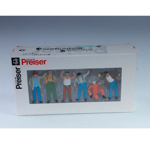 Preiser 68202 Workers Truck Driver Figures for 1/50 Scale Diorama