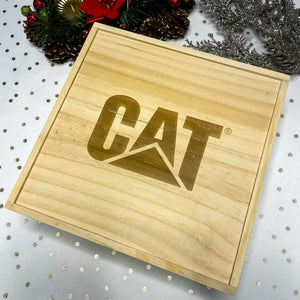 Caterpillar Gift Pack: Cat Mug + Keychain + Polo Shirt + Functional Box