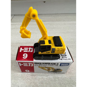 Tomica 9 Komatsu PC200-10 Excavator 1/122 Scale