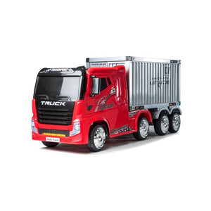 12V Red Battery-Powered Electric Trailer